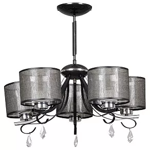 Люстра на штанге Emibig Ultra Black 885/5