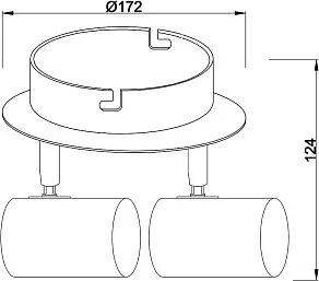 Накладной светильник Deko-Light Indi 348086
