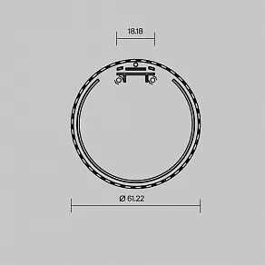 Заглушка для профиля Maytoni  642082