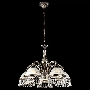 Подвесная люстра Eurosvet Lourence 22823/5 античная бронза