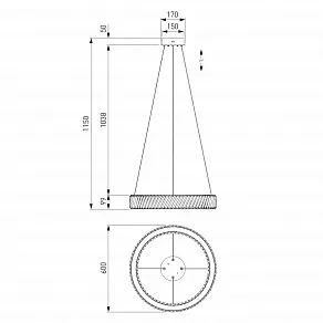 Подвесной светильник Eurosvet Solis 101004 LED