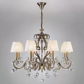 Подвесная люстра Eurosvet Eileen 1448/8 античная бронза Strotskis