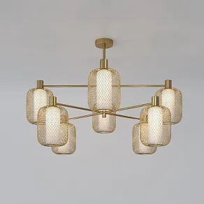 Люстра на штанге Eurosvet Voile 30192/8 золото