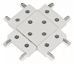 Соединитель X-образный для треков накладных Aployt Magnetic track 48 APL.0181.10.06