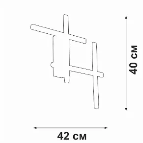 Накладной светильник Vitaluce V3043 V3043-0/4A