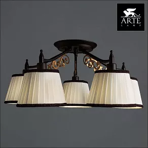 Потолочная люстра Arte Lamp Capri A6344PL-5BR