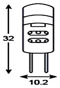 Лампа светодиодная Deko-Light LED G4 G9 1.5Вт 2700K 180014