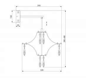 Бра Bogate's Tense 442/1