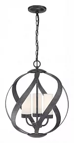 Подвесной светильник Quoizel Blacksmith QN-BLACKSMITH-3P-OBK