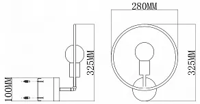 Бра Moderli Sachara V11582-1W