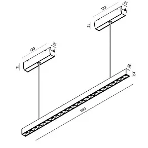 Подвесной светильник CORDINI CRD-S CRD-S-0026-B