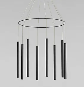 Подвесная люстра Eurosvet  301101 LED черный