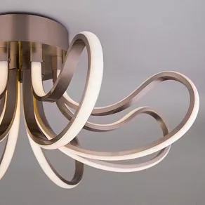 Потолочная люстра Eurosvet Lilium 90079/8 сатин-никель 80W