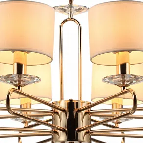 Подвесная люстра ILLUMICO  IL6196-8P-17 GD