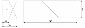 Накладной светильник Elektrostandard Snip 40106/LED