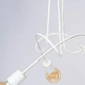 Люстра на штанге ADILUX Tango White Patina 10123