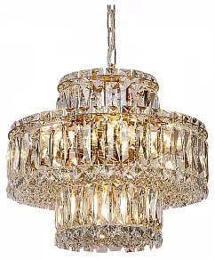 Подвесная люстра Newport 8450 8458+3/C gold