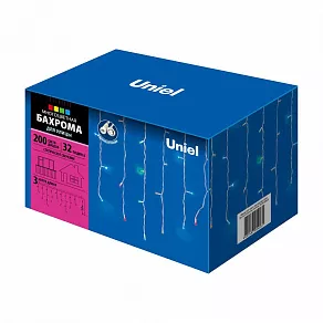 Бахрома световая Uniel ULD-B3010 ULD-B3010-200/SWK MULTI IP67