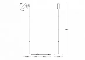Торшер Maytoni Bansky MOD129FL-01W