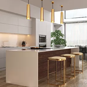 Подвесной светильник Eurosvet DLN106/DLN107 DLN107 GU10 золото