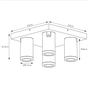 Спот Lucide Taylor 09930/20/31