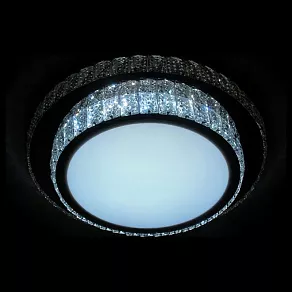 Накладной светильник Ambrella Orbital Crystal F95 CH/CL 72W D600