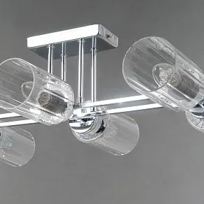 Люстра на штанге ILLUMICO NAPLES IL0780-6CSQ-25 CR NAPLES