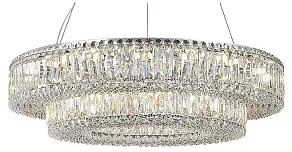 Подвесная люстра Newport 8450 8450+28/S chrome