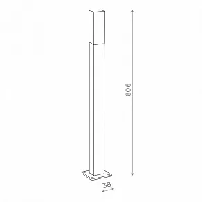 Наземный низкий светильник ST-Luce SL101 SL101.715.01