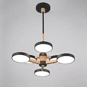 Люстра на штанге Imperiumloft TURNA Black TURNA-DBL01