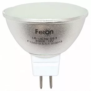 Лампа светодиодная Feron LB-126 GU5.3 7Вт 4000K 25293