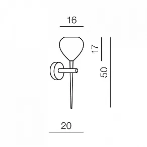 Бра Azzardo Aga wall AZ1074
