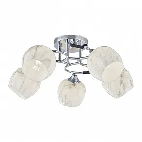 Потолочная люстра Arte Milano AMALFI-327985 327985/5 CR+BK