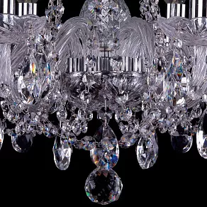 Подвесная люстра Bohemia Ivele Crystal 1402 1402/6/160/Ni