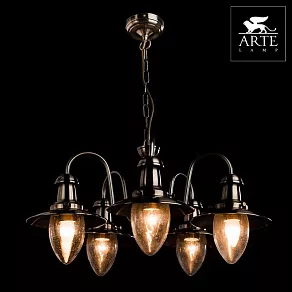 Подвесная люстра Arte Lamp Fisherman A5518LM-5AB