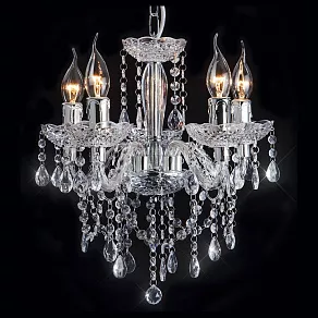 Подвесная люстра Eurosvet 10200 10200/5 хром