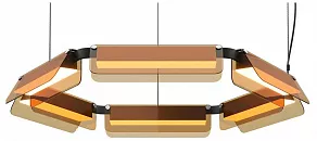 Подвесная люстра Maytoni Flat MOD296PL-L40BC3K