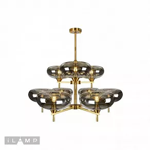 Люстра на штанге iLamp Rivoli 6607/9 GD