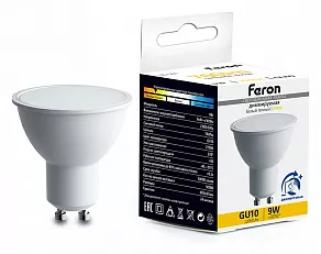 Лампа светодиодная Feron LB-561 GU10 9Вт 2700K 51061