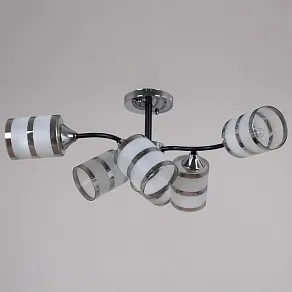 Люстра на штанге Reluce  45360-0.3-06 BK+CR