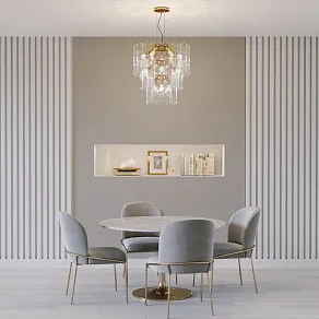 Подвесная люстра Eurosvet Claire 60171 золото