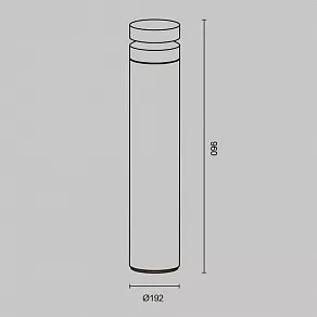 Наземный низкий светильник Maytoni Betone O469FL-L20CM3K1