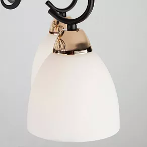 Потолочная люстра Eurosvet Arabella 70087/7 черный/золото