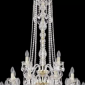Подвесная люстра Bohemia Ivele Crystal 1402 1402/16+8+4/300/h-123/3d/G