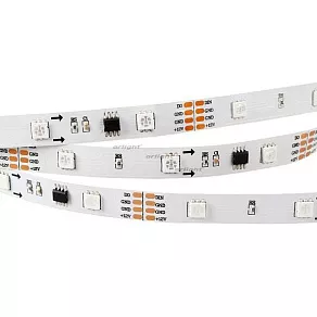 Комплект с лентой светодиодной Arlight SPI-5000-5060-30 12V Cx3 RGB-Remote (10mm, 7.2W, IP20) 020978(1)