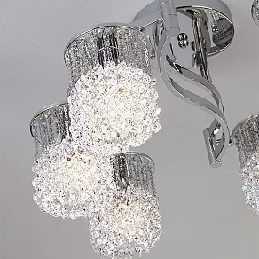 Потолочная люстра Eurosvet Ambroz 3222/6 хром Strotskis