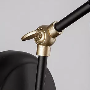 Бра Eurosvet 70052 70052/1 черный/золото