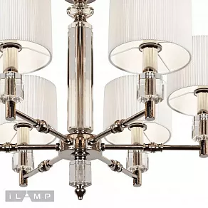 Подвесная люстра iLamp Alexa P2404-6  Nickel