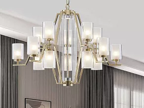 Подвесная люстра Newport 4900 4915/C gold