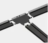 Соединитель T-образный для треков накладных Italline Kreator IT09-9030 black